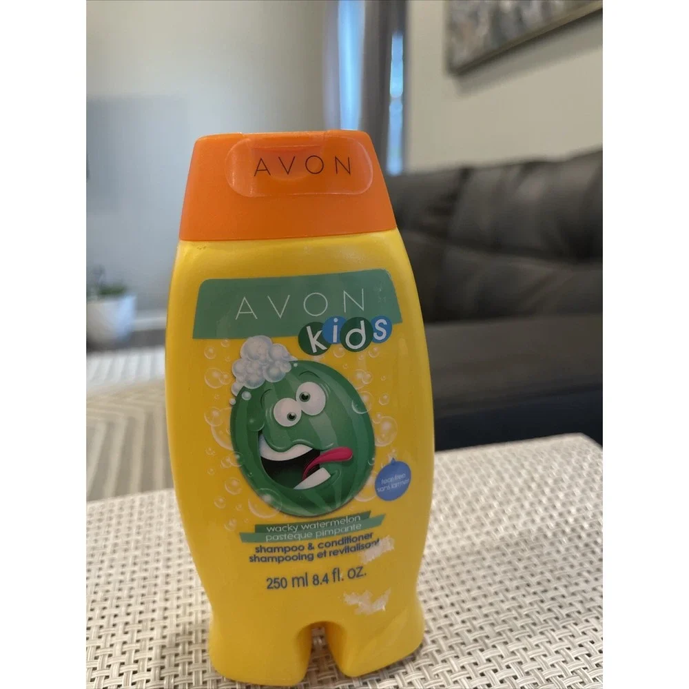 Vintage AVON Naturals Kids Tear-Free Shampoo & Conditioner Wacky Watermelon NOS!